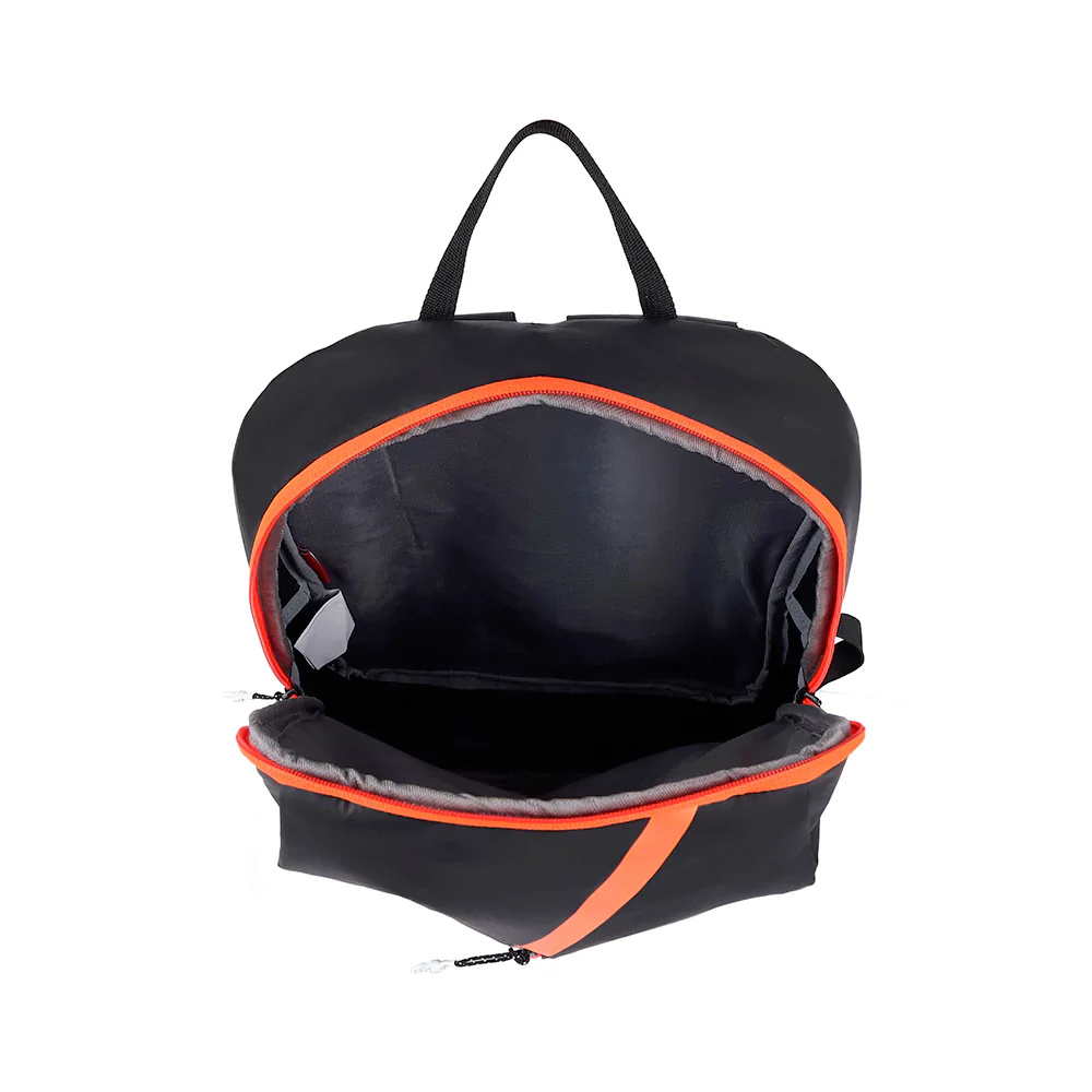 Gear Lite 15L Small Water Resistant Backpack (Black/Neon Orange) - Image 4