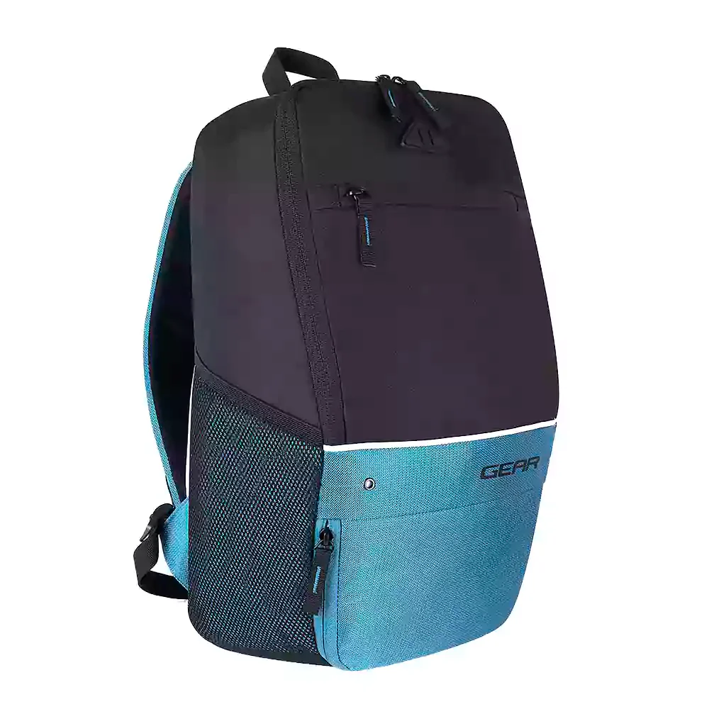 Suprior XL 17L Backpack with Shoe Pocket (Black-Teal) - Image 13