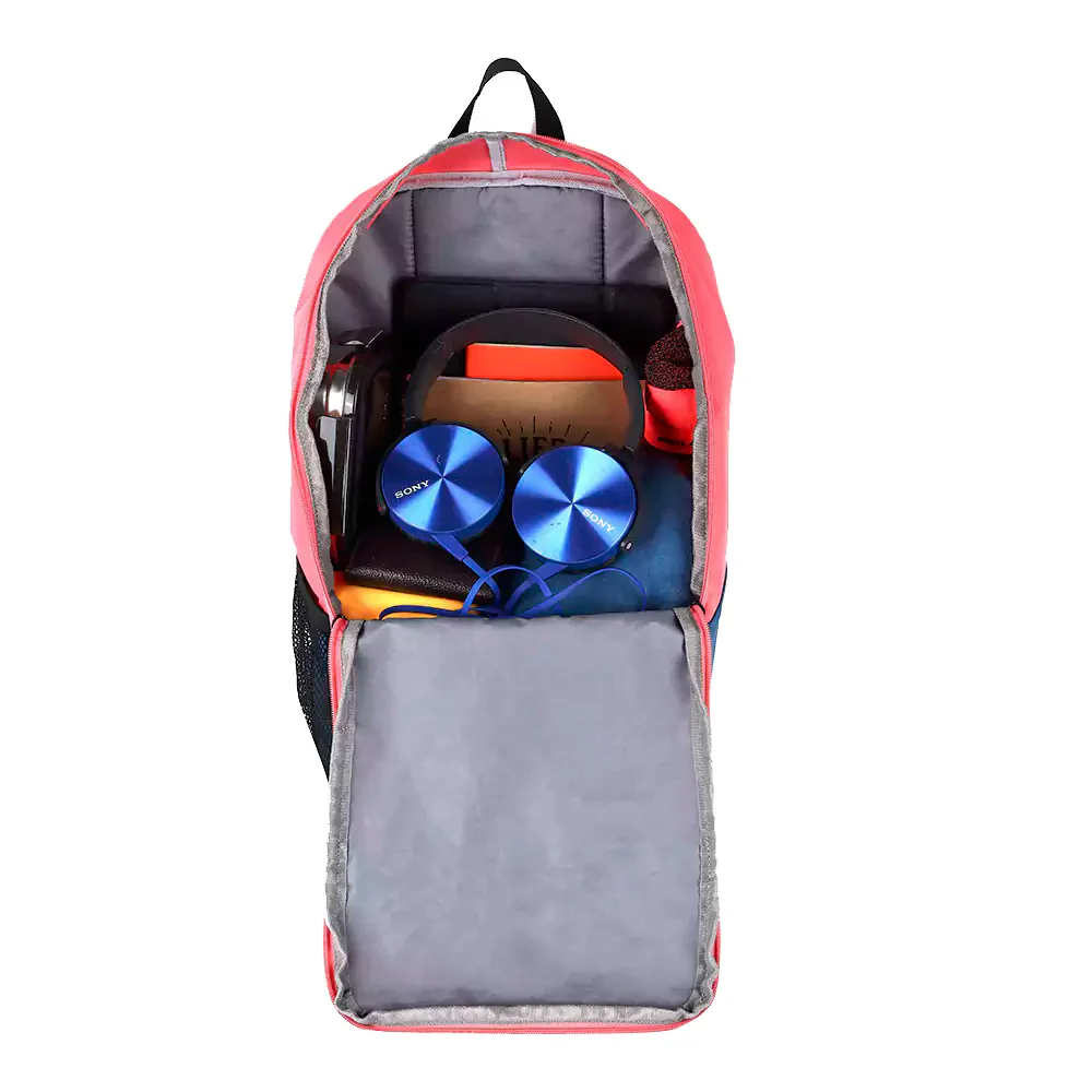 Suprior XL 17L Backpack with Shoe Pocket (Pink-Blue) - Image 8