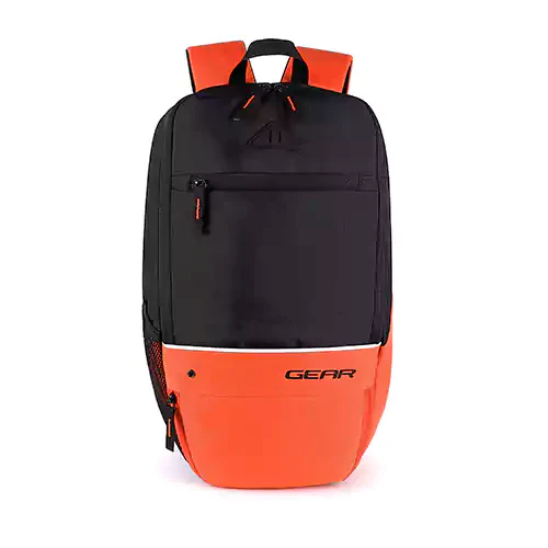 Suprior XL 17L Backpack with Shoe Pocket (Black-Orange) - Image 12