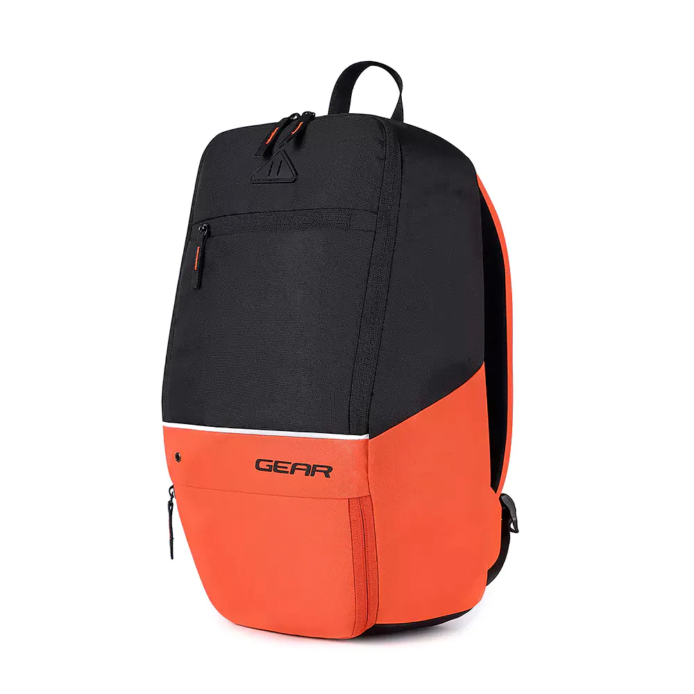 Suprior XL 17L Backpack with Shoe Pocket (Black-Orange) - Image 4