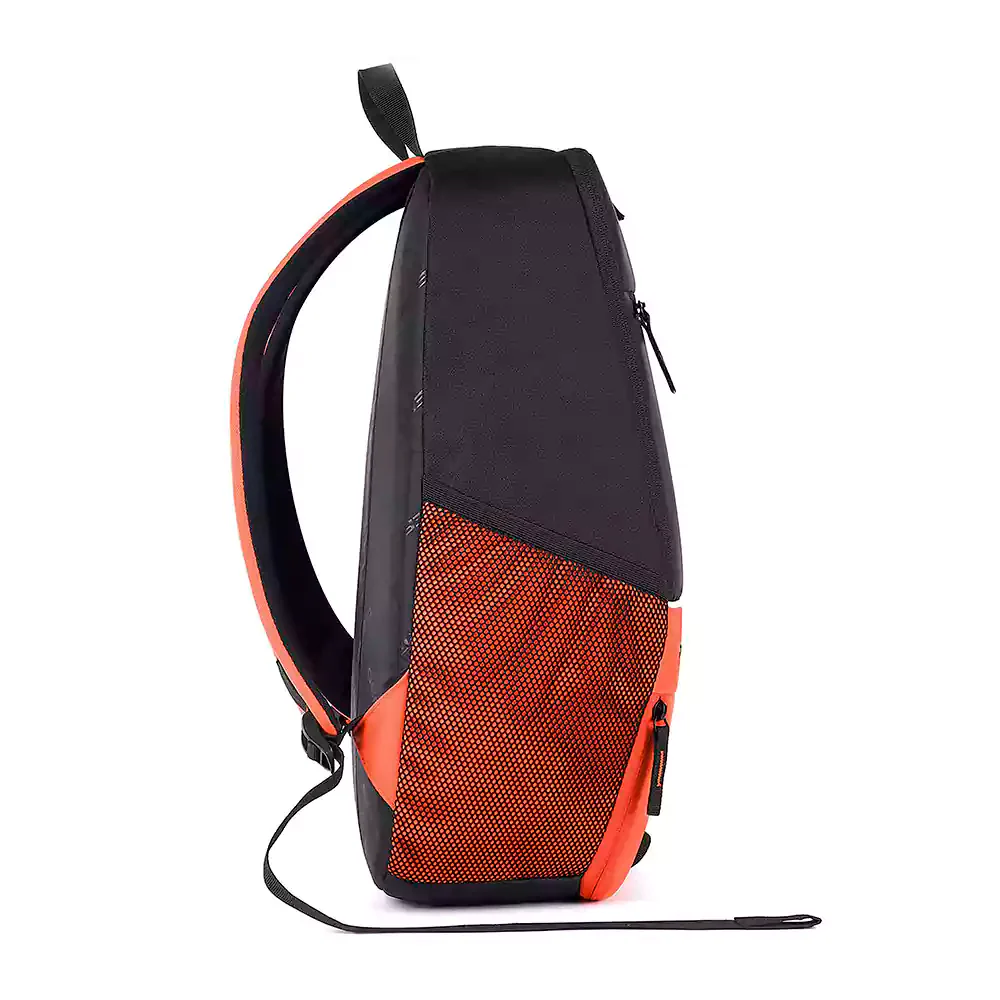 Suprior XL 17L Backpack with Shoe Pocket (Black-Orange) - Image 5