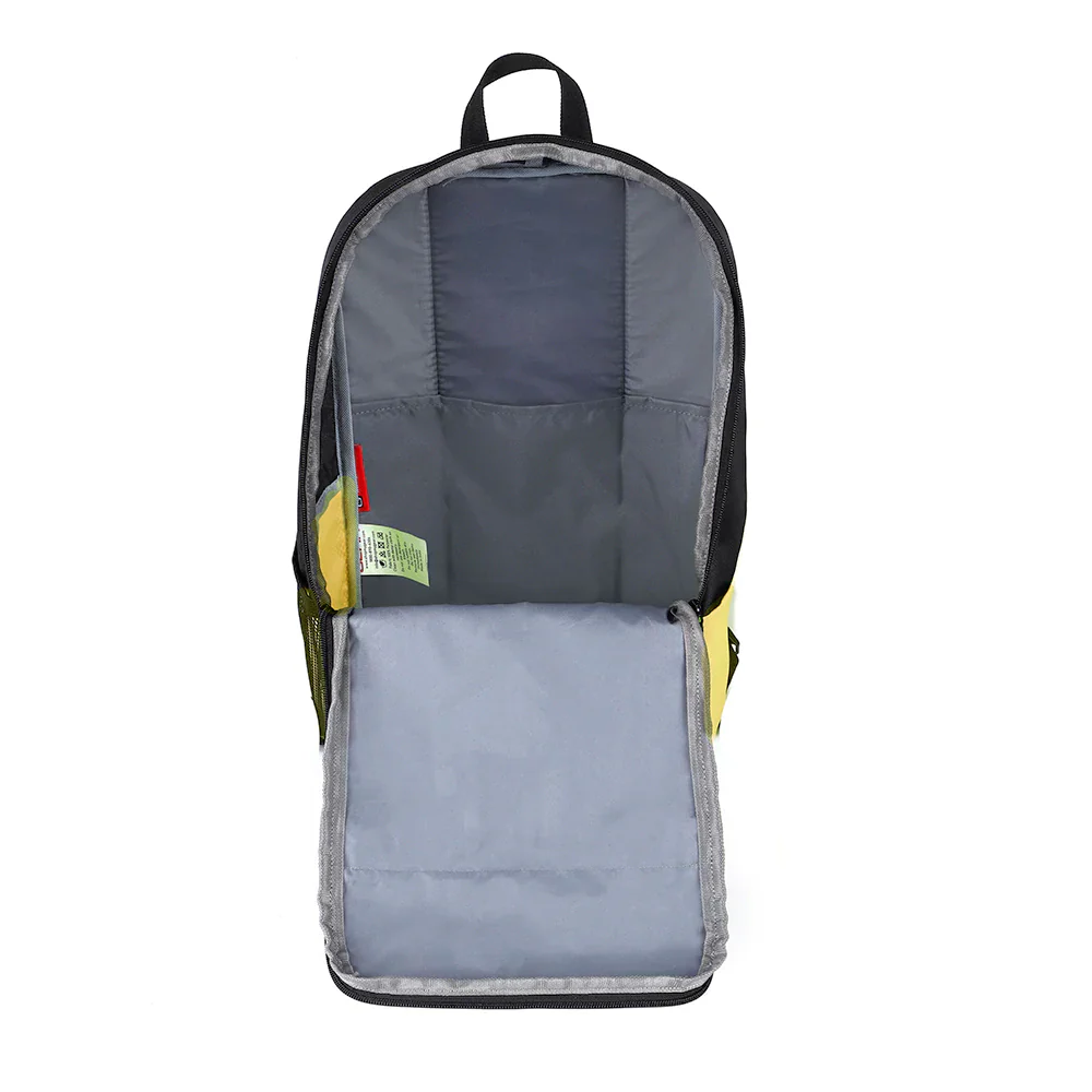 Suprior XL 17L Backpack with Shoe Pocket (Black-Yellow) - Image 8